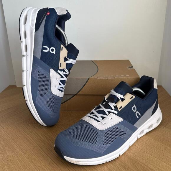 On Cloud Cloudrift Metal/Navy Men Running Sneakers- SZ 12.5 main image 10